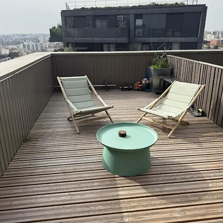 Appartamento Rooftop Duplex With Terrace Overlooking The Eiffel Tower