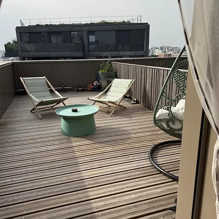 Rooftop Duplex With Terrace Overlooking The Eiffel Tower Appartamento